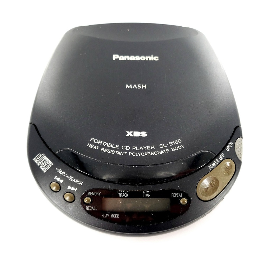 Panasonic SL-S160 XBS Portable CD Player w/ Power Adapter Tested & Works - Picture 2 of 12